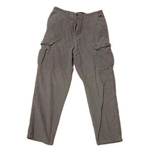 Vans Men’s Blue Loose Tapered Cargo Corduroy Pants Size 30x28 Casual Streetwear